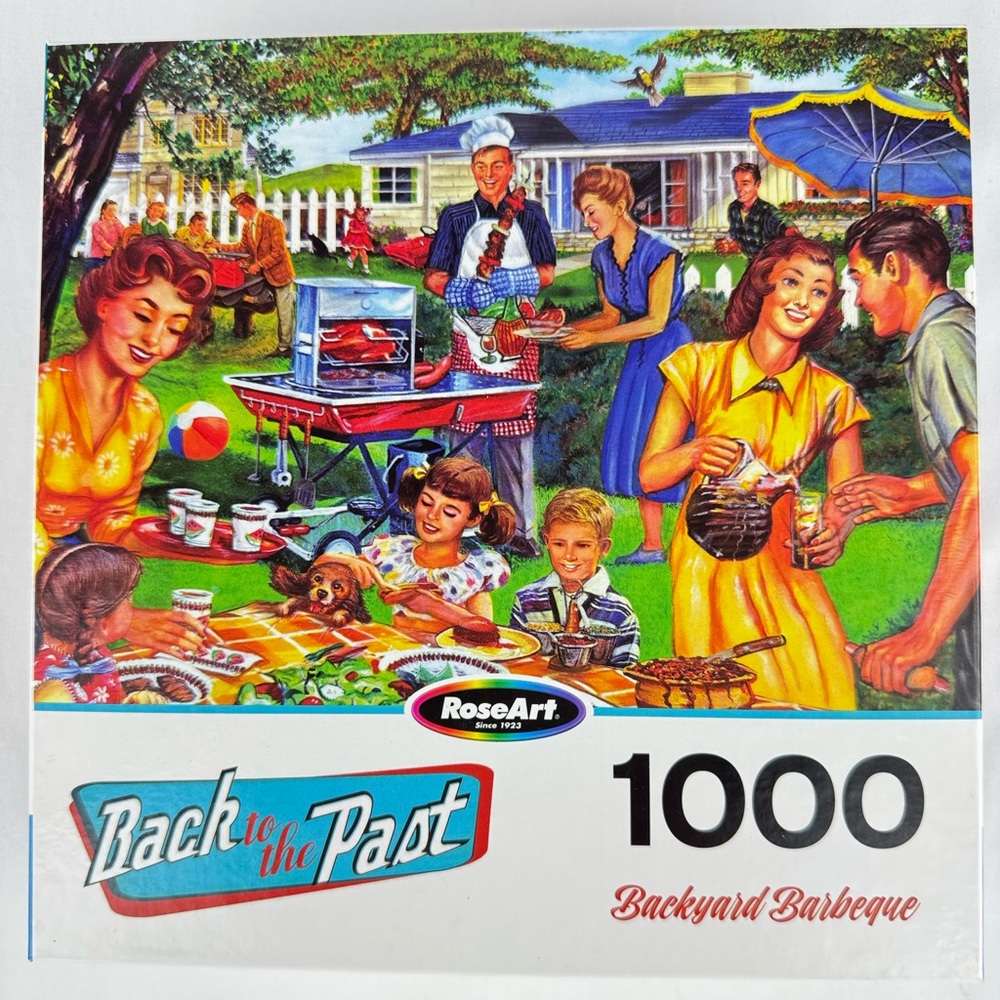 Roseart Back to the Past “Backyard Barbeque” 1000 Piece Puzzle